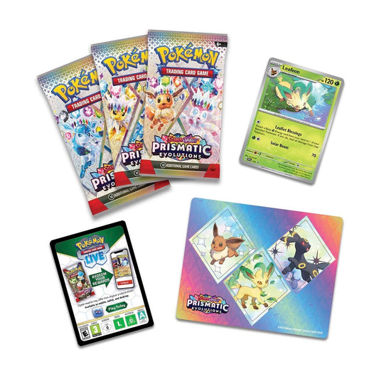 Pokémon TCG: Scarlet & Violet-Prismatic Evolutions Tech Sticker Collection (Leafeon)